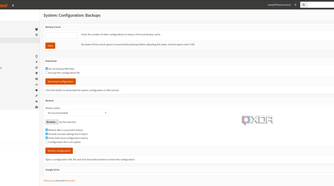 Backing up OPNsense configs