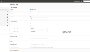 opnsense lan interface settings