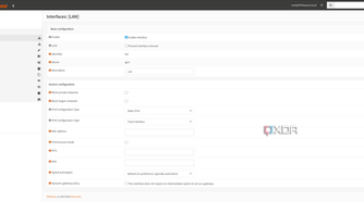 opnsense lan interface settings