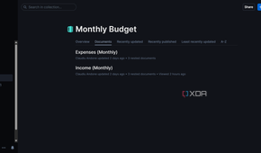 Screenshot of Outline interface