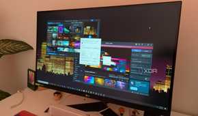 A PC monitor with several windows open