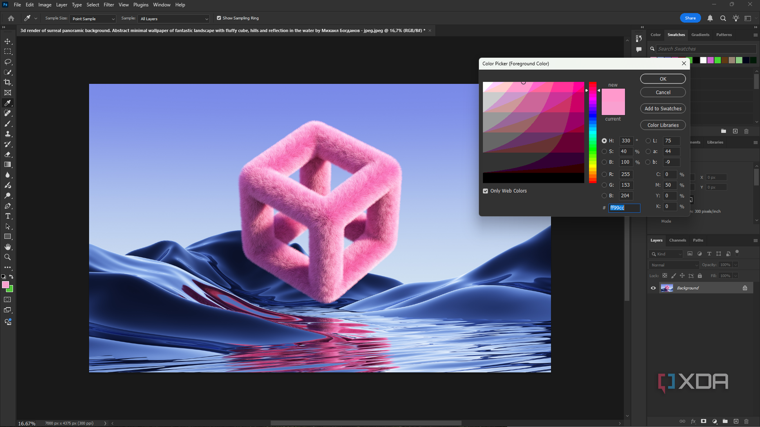 Photoshop color picker tool