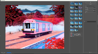 Photoshop filter gallery Fresco lag
