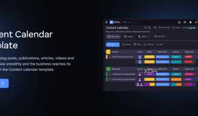 Plaky content calendar template