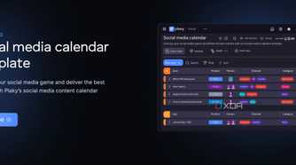 Plaky social media calendar