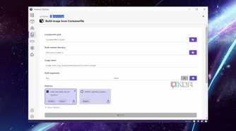 The Image tab in Podman Desktop