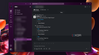 Screenshot with posting an Outline collection in Slack