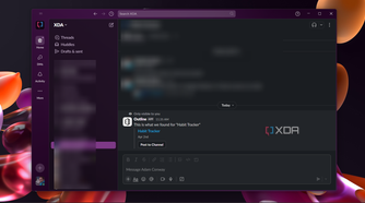 Screenshot of how to post Outline note in Slack