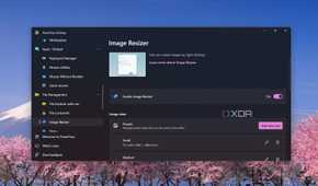 PowerToys Image Resizer enabled