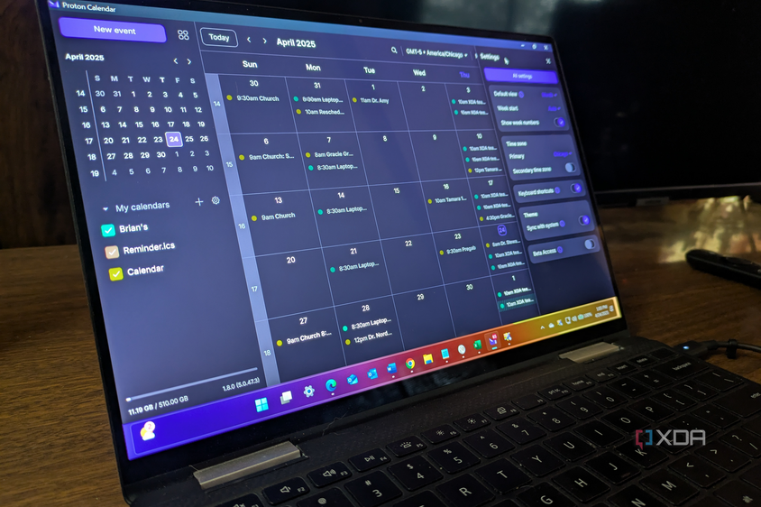 Notebook Proton 4 reasons I use Proton Mail as the default instead of Outlook on Windows 11