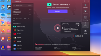 Proton VPN Split Tunneling