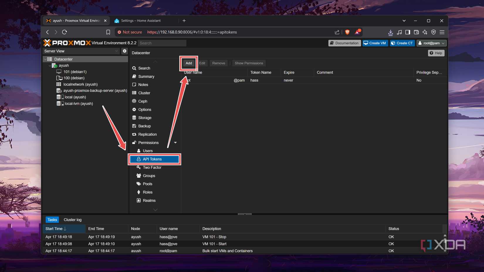 Proxmox Create Api Key I control my Proxmox home lab from Home Assistant, here's how