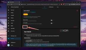 Starting the Get HACS add-on