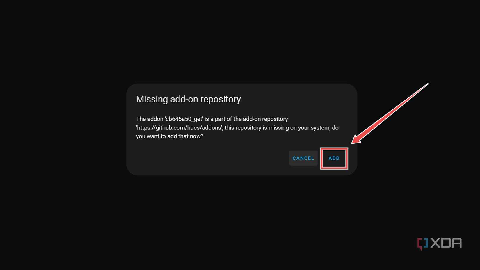 Adding the Get HACS repo to HASS