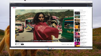 Screenshot of Windows 11 connected to a Proxmox VM running Windows 11 with a Vivaldi window playing a YouTube video