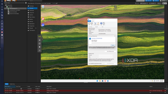 Screenshot of Proxmox running a Windows 11 VM with Geekbench running
