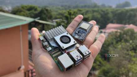 This $30 ESP32 venture permits you to power a tiny undercover agent automotive with a are living digital camera A person holding a Raspberry Pi and an ESP32