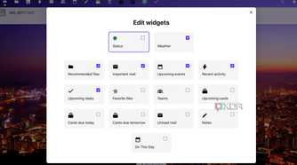 Nextcloud widgets