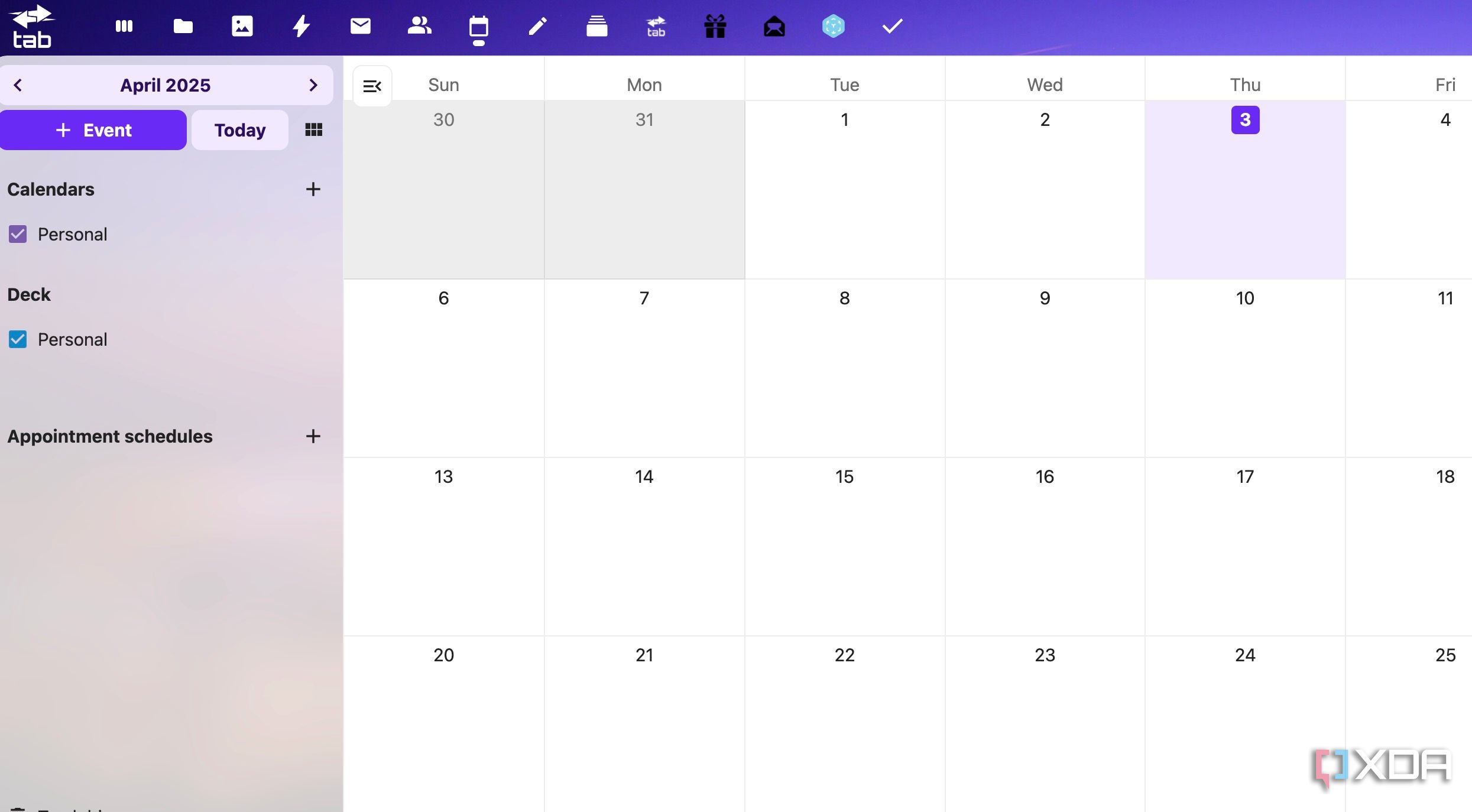 Nextcloud calendar