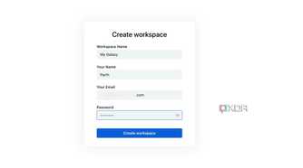 Docmost create workspace