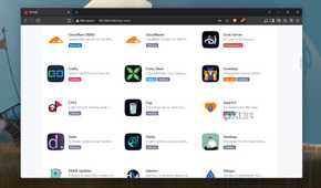 The app store in Runtipi