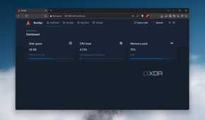 The Dashboard in Runtipi