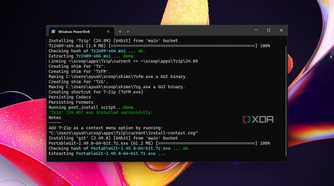 Installing Git using Scoop