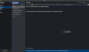 A screenshot of Joplin while using the Rich Markdown plugin.