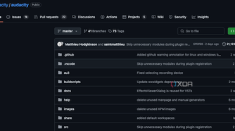 An example of a Github repo for open-source software.