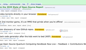 A subreddit dedicated to open source software.