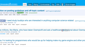 A subreddit dedicated to finding someone to code with.