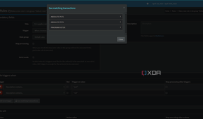 see matching transactions for firefly iii rule