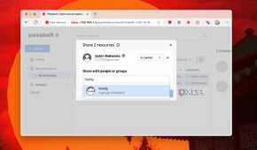Sharing passwords with a group in Passbolt