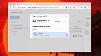 Sharing passwords with a group in Passbolt