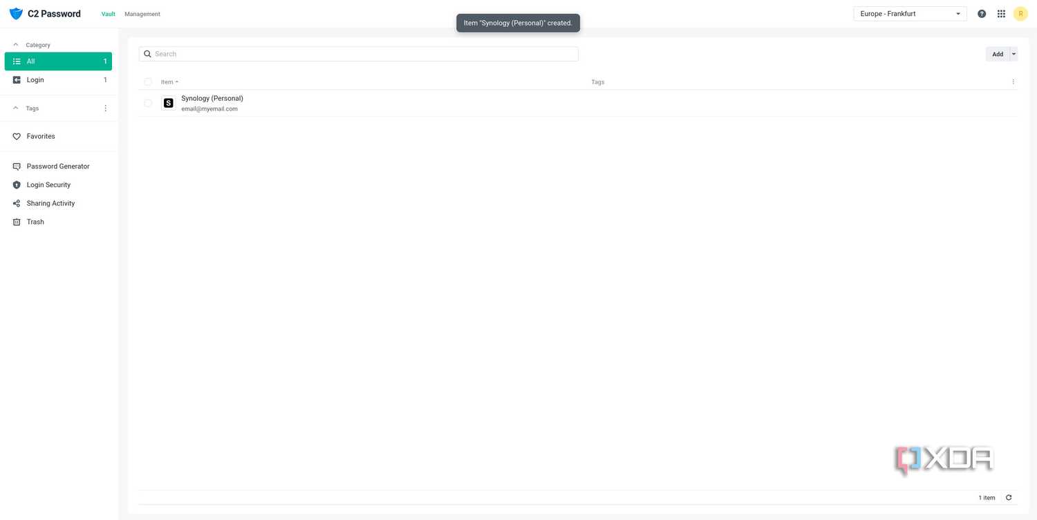 synology-c2-password-screenshot-item-added