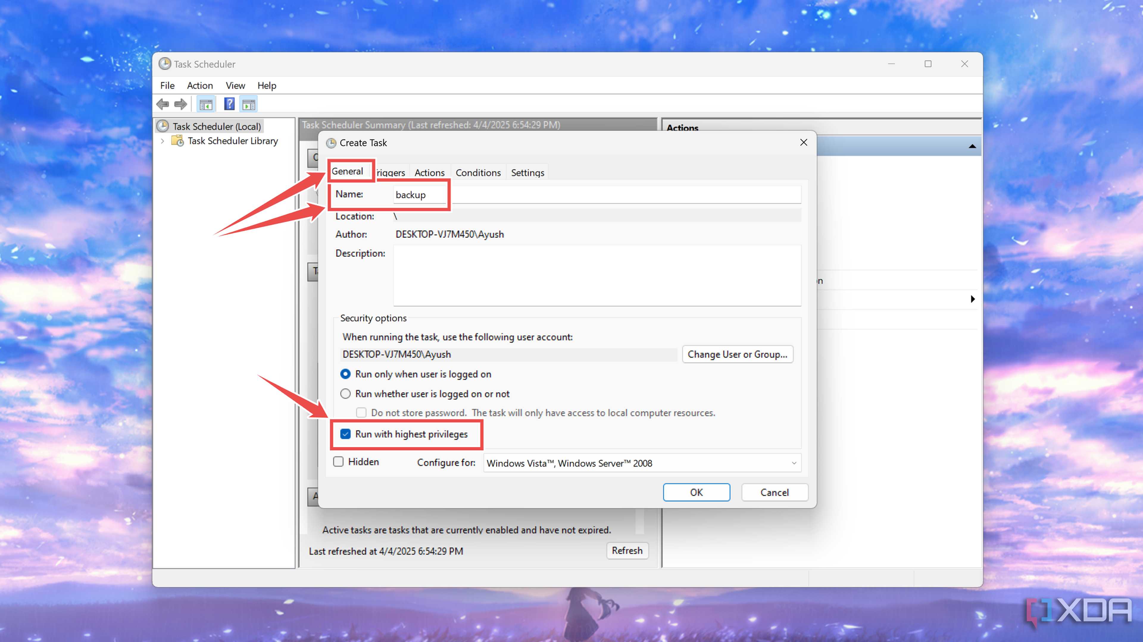 Adding a new Task