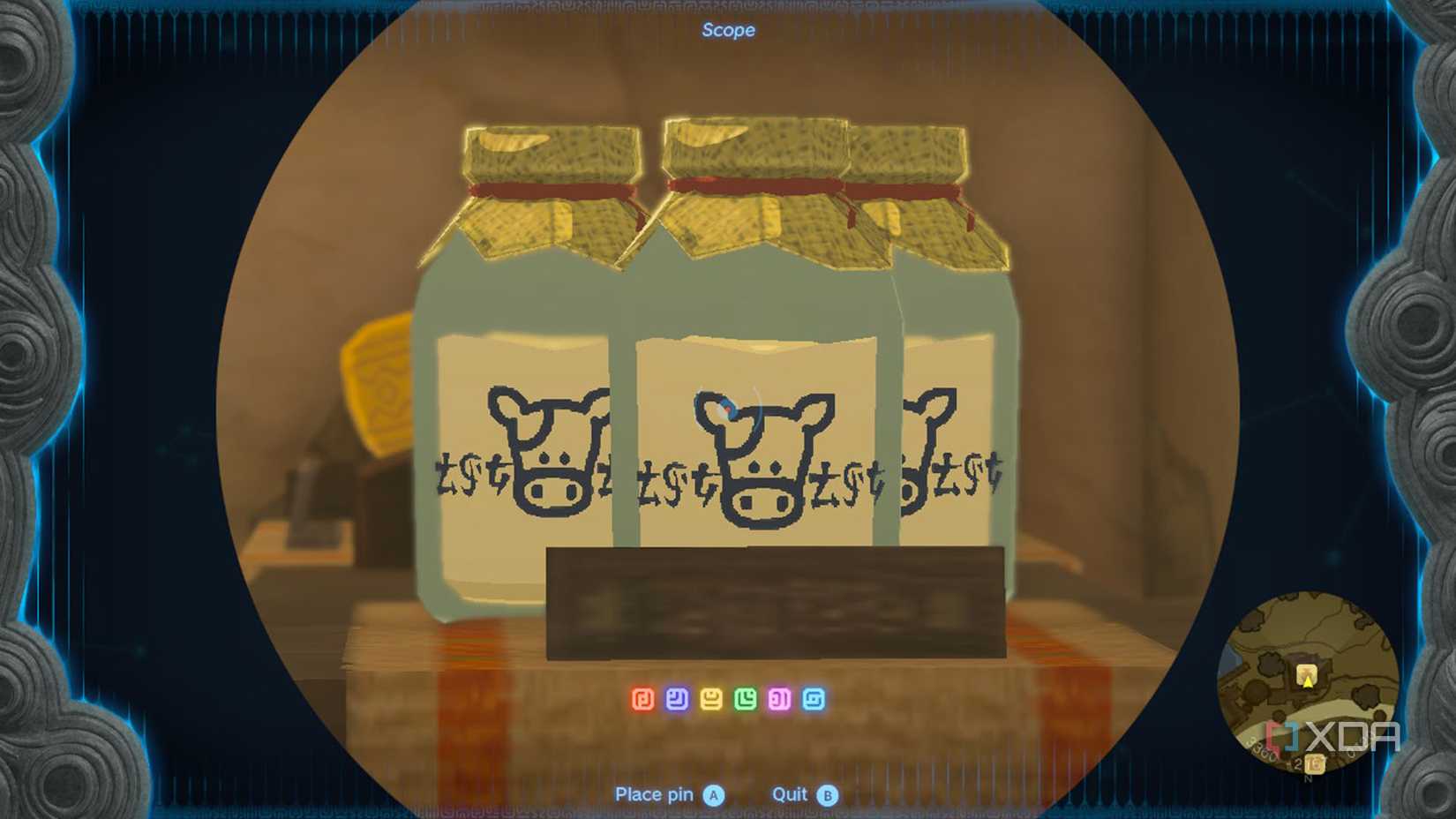 A zoomed in look at the fresh milk lable.