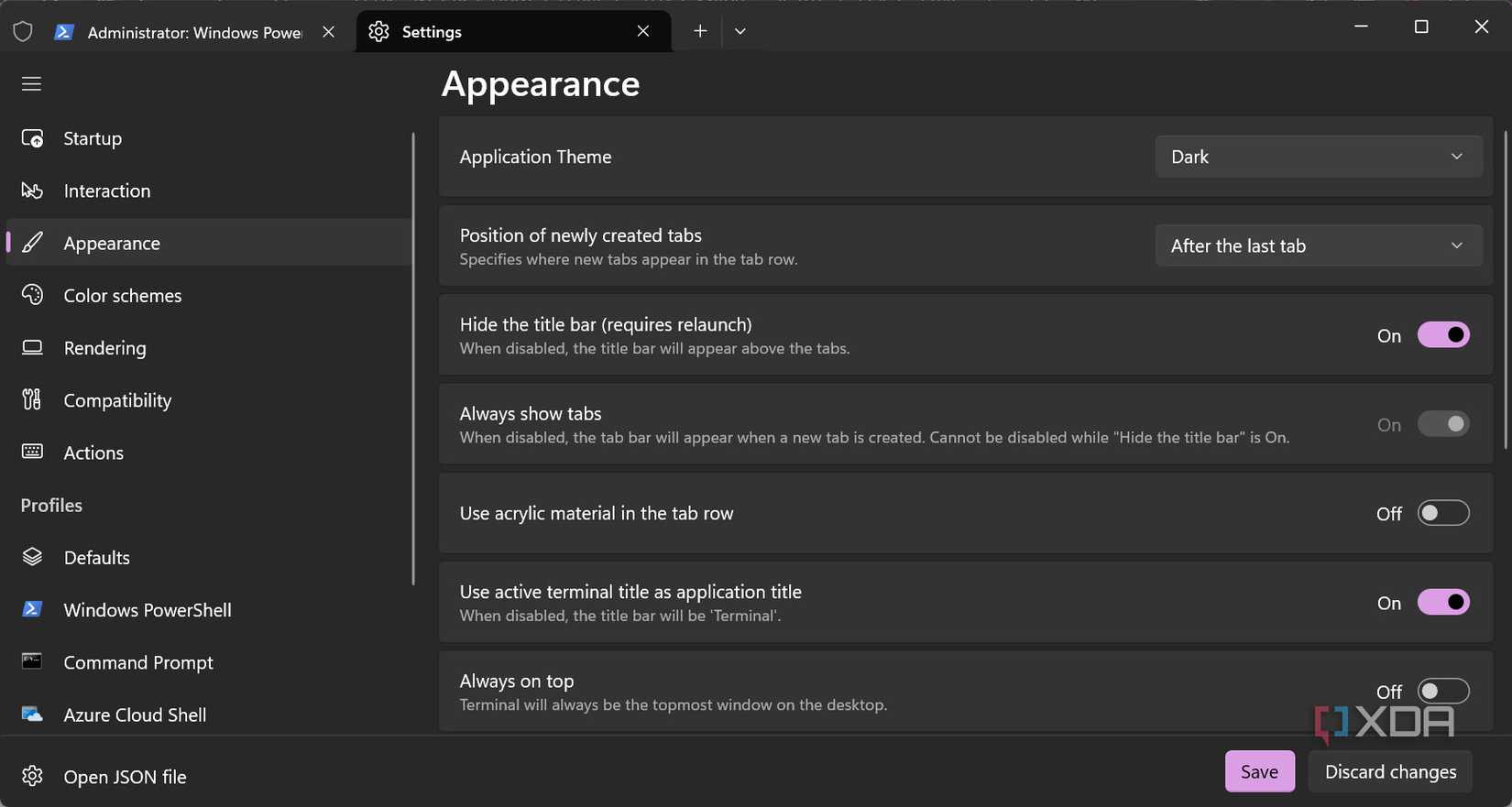 Powershell Appearance Light Theme For improving your productivity, setting up Windows Terminal to work ...
