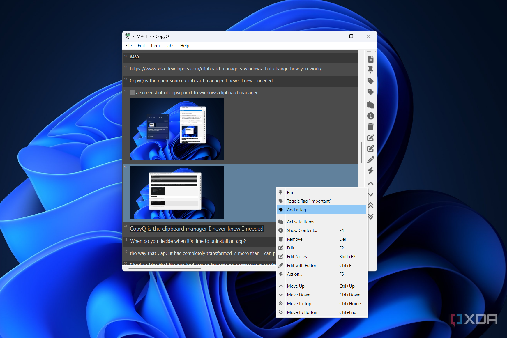 CopyQ is the open-source clipboard manager I never knew I needed
