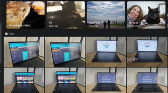 the google photos website with a number of photos