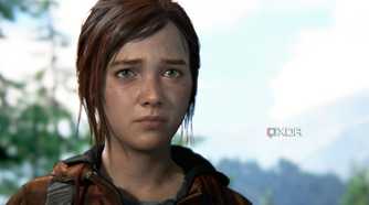 A screenshot from the game The Last of Us Part II Remastered on PC, showing a young Ellie.