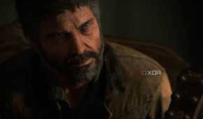 A screenshot from the game The Last of Us Part II Remastered on PC, showing Joel looking serious.