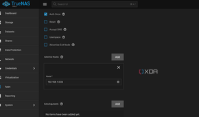 Advertise routes on Tailscale in TrueNAS