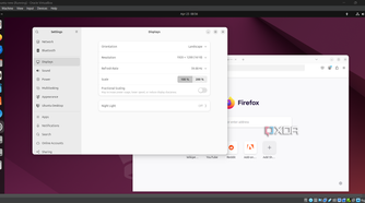 Screenshot of Ubuntu running on VirtualBox VM on Windows 11