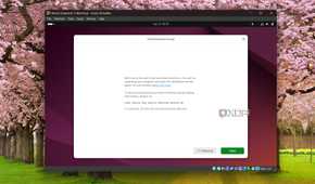 Screenshot of Something went wrong error in Ubuntu
