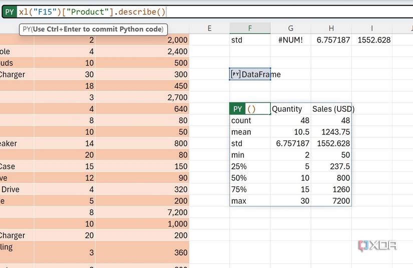 Here’s how I perform advanced data analysis using Python in Excel