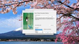 Selecting the encryption hash algorithm in VeraCrypt