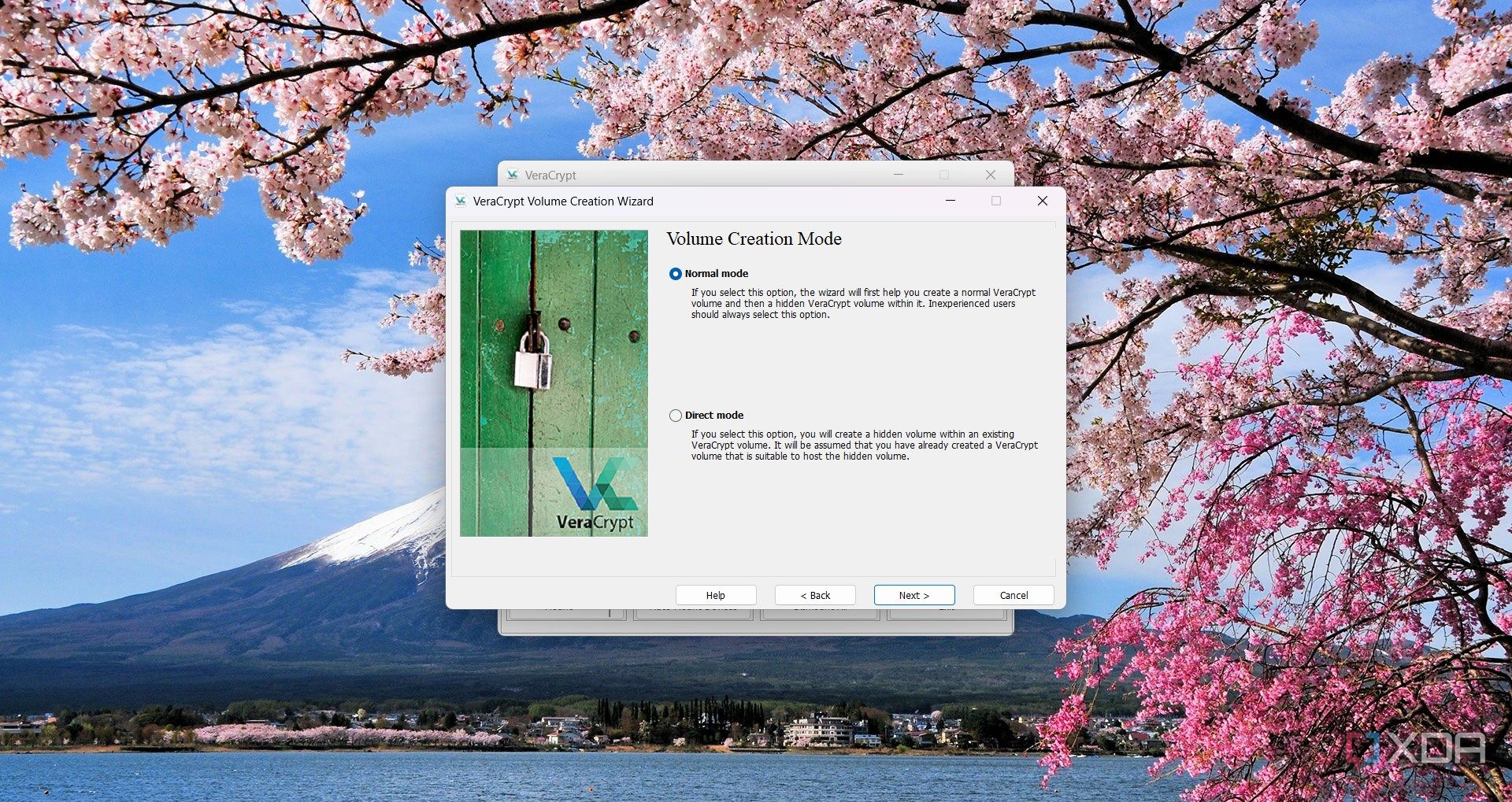 Creating a hidden volume inside a normal volume in VeraCrypt
