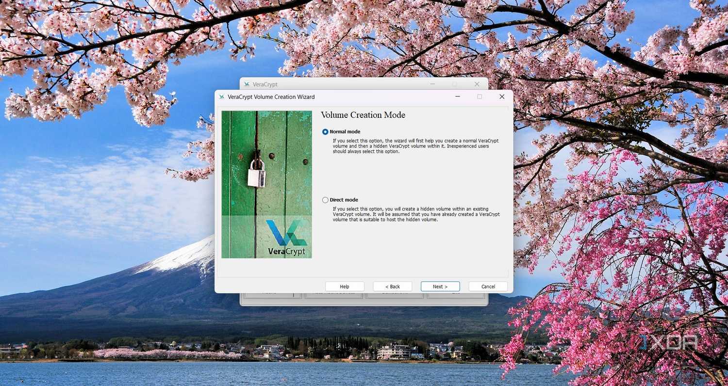 Creating a hidden volume inside a normal volume in VeraCrypt