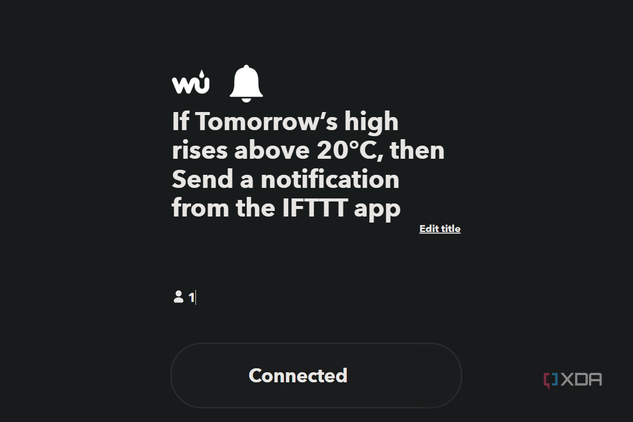 weather undeground applet in ifttt